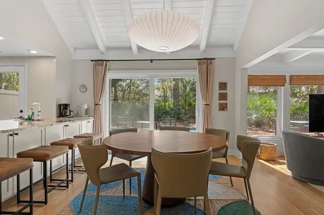 Dining area of this home in Sea Pines