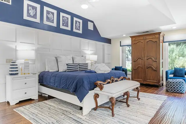 Bedroom of this home in Sea Pines
