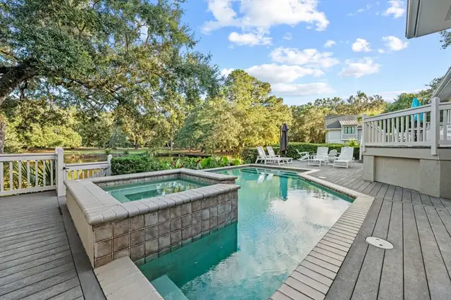 Pool of this home in Sea Pines