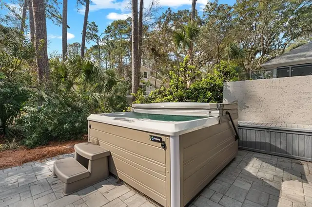 Hot tub of this home in Sea Pines