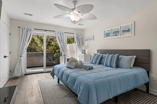 Bedroom of this home in Sea Pines