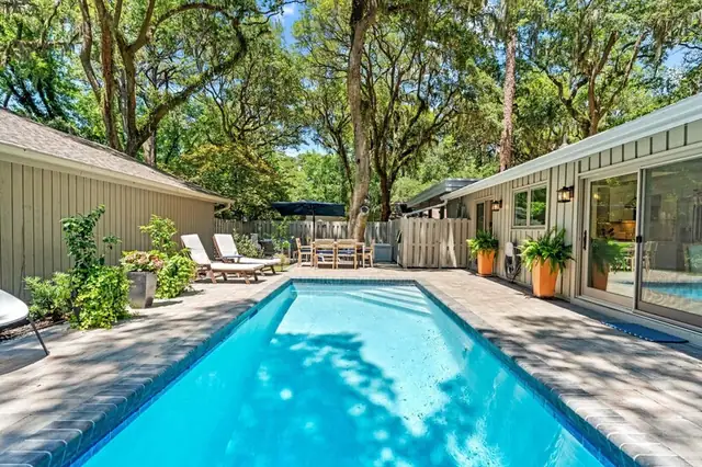 Pool of this home in Sea Pines