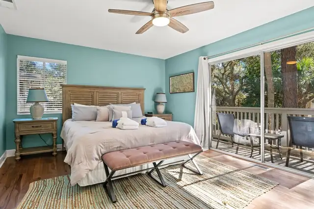 Bedroom of this home in Sea Pines