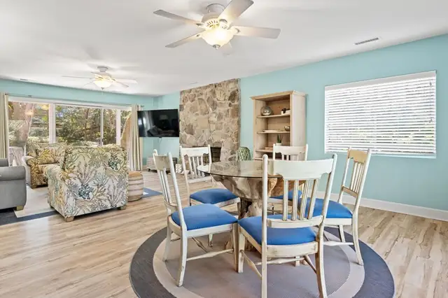Dining area of this home in Sea Pines