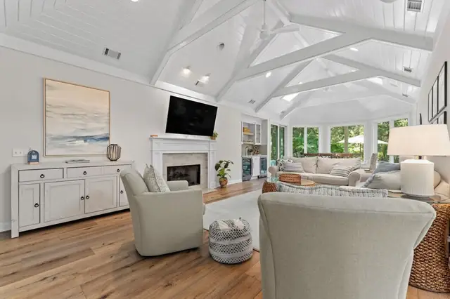 Living room of this home in Sea Pines