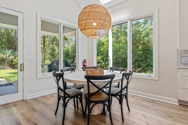 Dining area of this home in Sea Pines