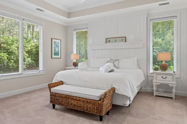 Bedroom of this home in Sea Pines