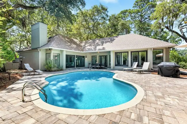 Pool of this home in Sea Pines