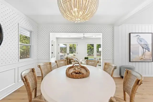 Dining area of this home in Sea Pines