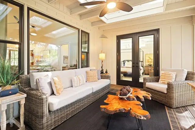 Living room of this home in Sea Pines