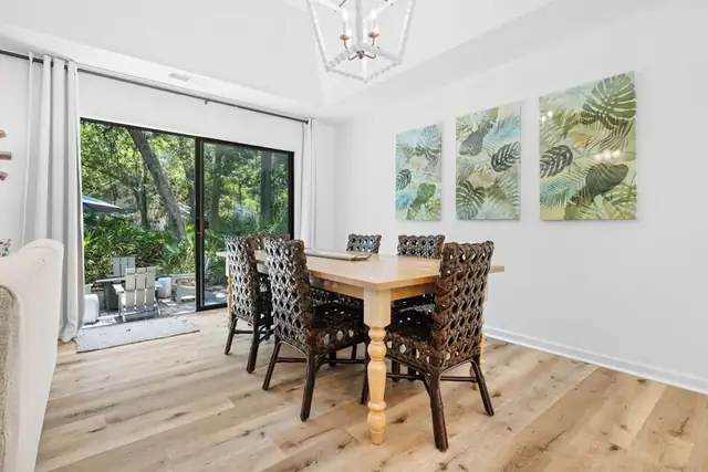 Dining area of this home in Sea Pines