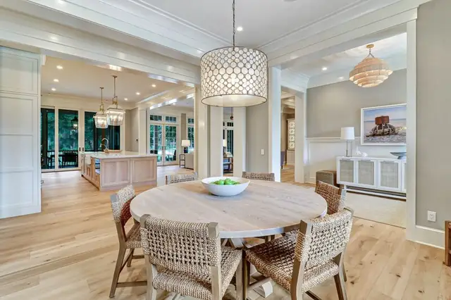 Dining area of this home in Sea Pines
