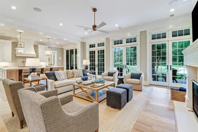 Living room of this home in Sea Pines