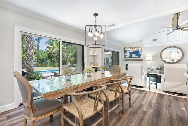 Dining area of this home in Sea Pines