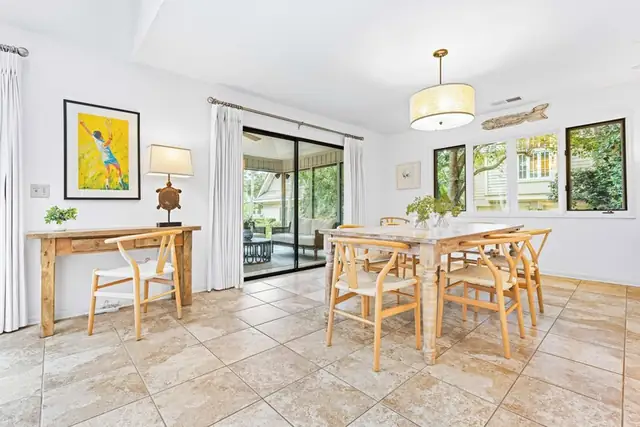 Dining area of this home in Sea Pines