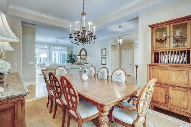 Dining area of this home in Sea Pines