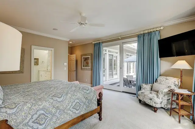 Bedroom of this home in Sea Pines