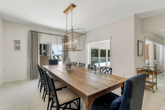 Dining area of this home in Sea Pines