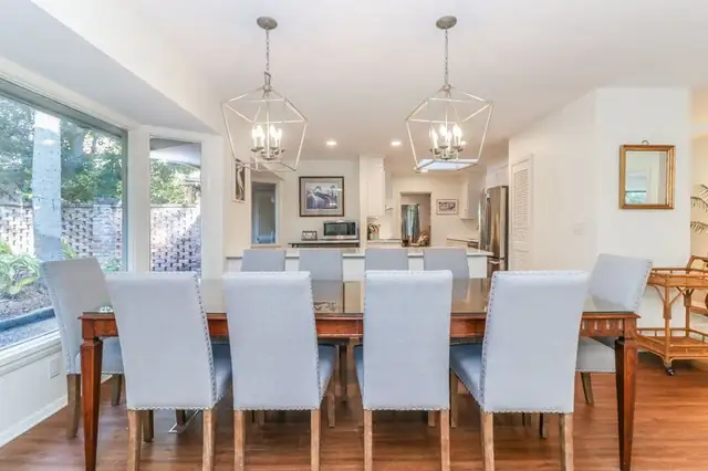 Dining area of this home in Sea Pines