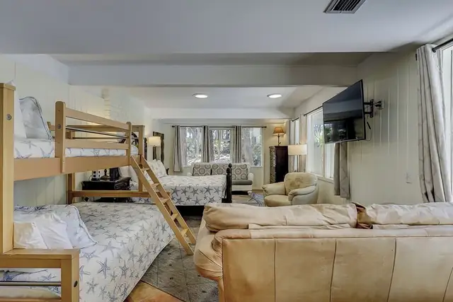 Bedroom of this home in Sea Pines