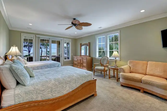 Bedroom of this home in Sea Pines