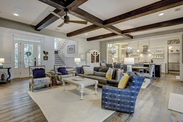 Living room of this home in Sea Pines