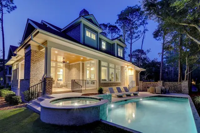 Pool of this home in Sea Pines