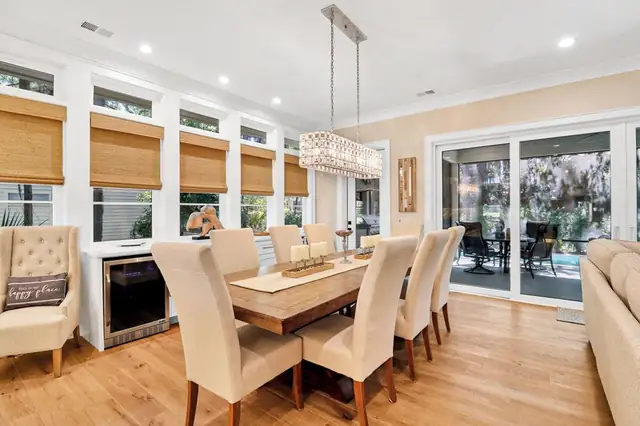 Dining area of this home in Sea Pines
