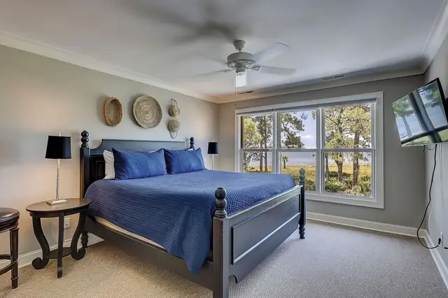 Bedroom of this home in Sea Pines