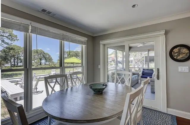 Dining area of this home in Sea Pines