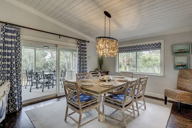 Dining area of this home in Sea Pines