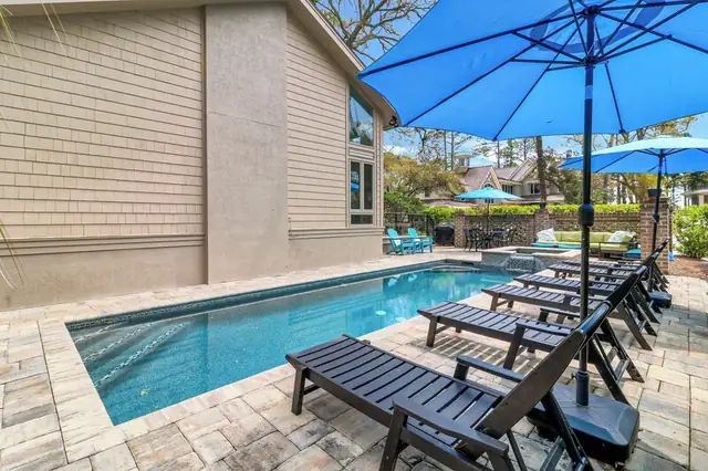 Pool of this home in Sea Pines