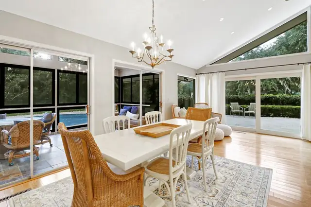 Dining area of this home in Sea Pines
