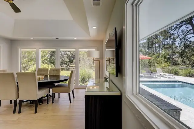 Dining area of this home in Sea Pines