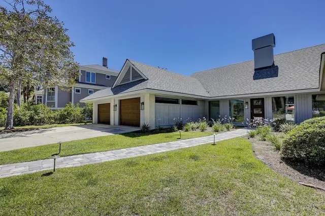 Outside of this home in Sea Pines
