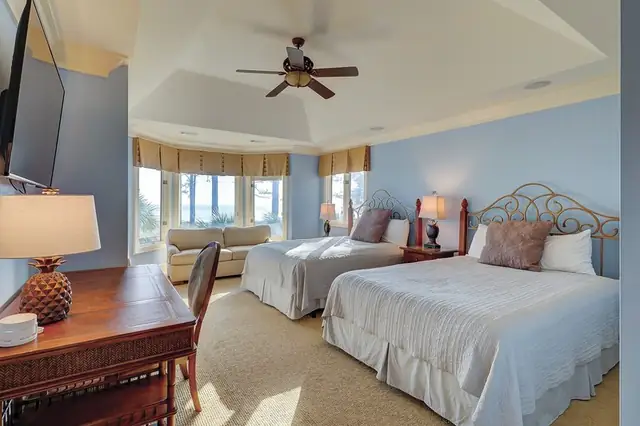 Bedroom of this home in Sea Pines
