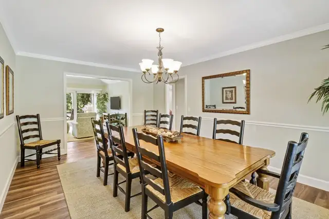 Dining area of this home in Sea Pines
