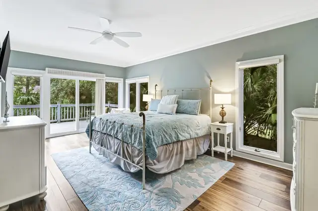 Bedroom of this home in Sea Pines