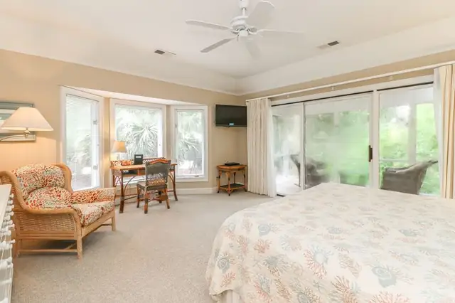 Bedroom of this home in Sea Pines