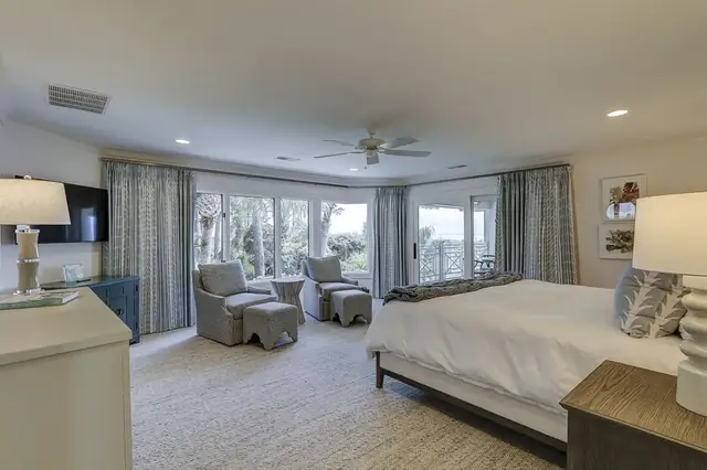 Bedroom of this home in Sea Pines