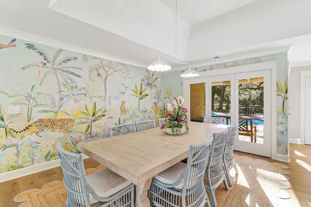 Dining area of this home in Sea Pines