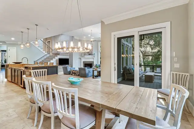 Dining area of this home in Sea Pines