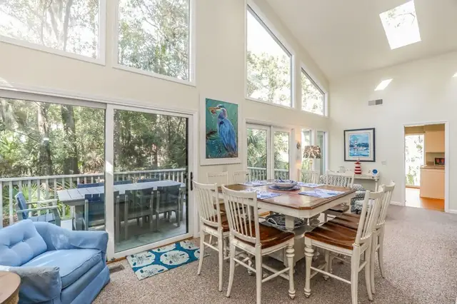 Dining area of this home in Sea Pines