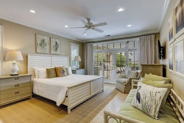 Bedroom of this home in Sea Pines