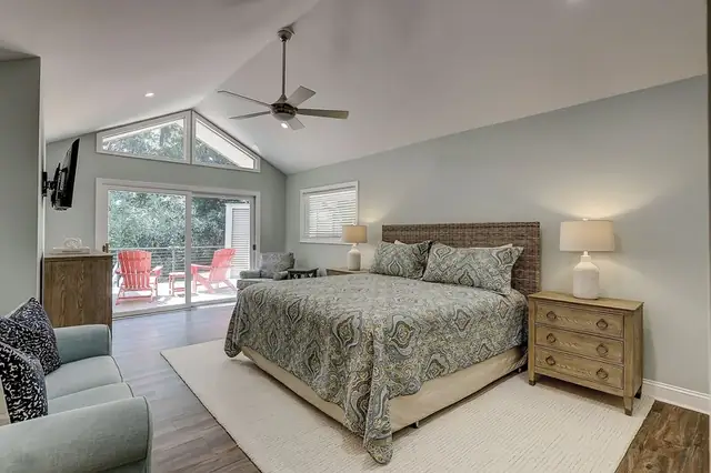 Bedroom of this home in Sea Pines