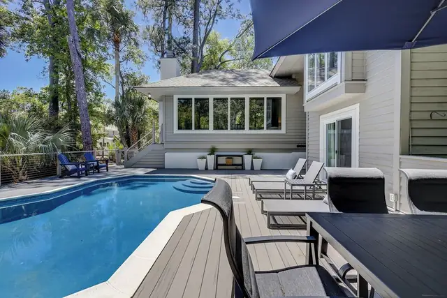 Pool of this home in Sea Pines
