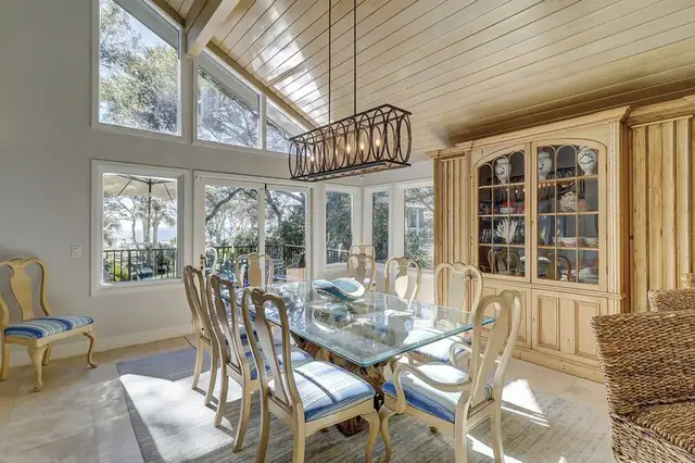 Dining area of this home in Sea Pines
