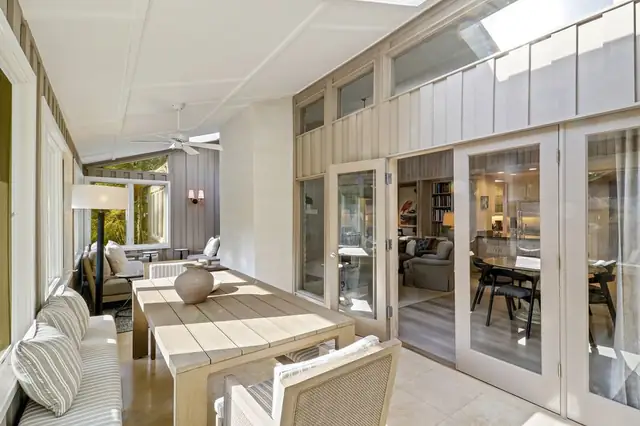 Balcony of this home in Sea Pines