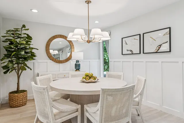 Dining area of this home in Sea Pines
