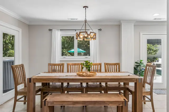 Dining area of this home in Sea Pines
